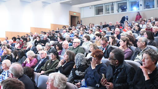 Audiience at the Saif Ghobash Banipal Lecture on 7 November 2017